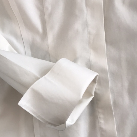 Talbots Wrinkle Resistant White Shirt. P8 - Picture 6 of 10